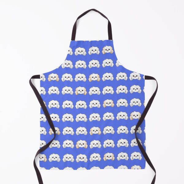 Item preview, Maltese Pattern Blue Background designed and sold by OliRoseArt.