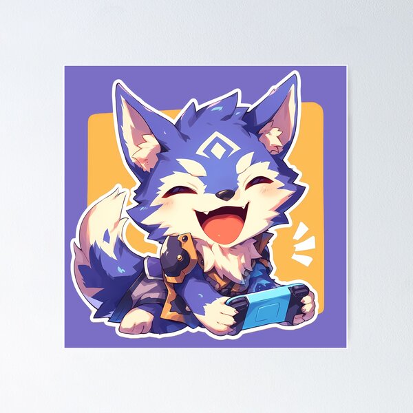 Item preview, Tales Vesperia Anime Repede ToV Game Chibi Canine Gamer Adventurous Blue designed and sold by earlobejerk.