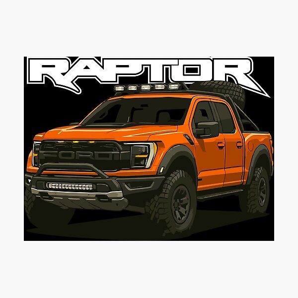 Item preview, F150 Raptor Orange designed and sold by BronArtworks.