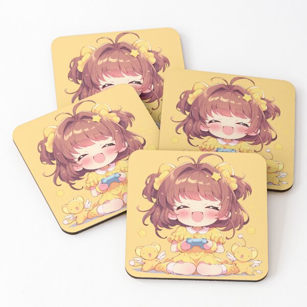 Item preview, Kero chan Cardcaptor Cerberus CCS Anime Chibi Gamer Mascot Yellow Winged designed and sold by earlobejerk.