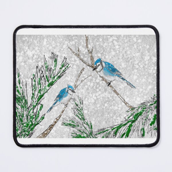 Item preview, Winter Blue Jays designed and sold by Tizz Art.