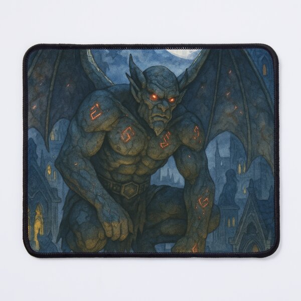 Item preview, Gargoyle Sentinel Under Moonlight designed and sold by Itjung-Room.