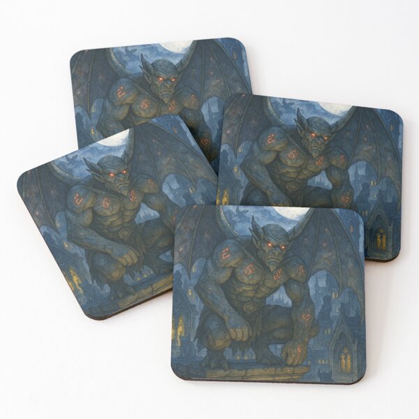 Item preview, Gargoyle Sentinel Under Moonlight designed and sold by Itjung-Room.