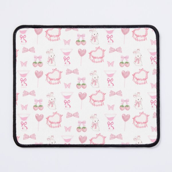 Item preview, Coquette Sticker Sheet – Pink Aesthetic Bows, Cake & Bunny designed and sold by moonboundpress.