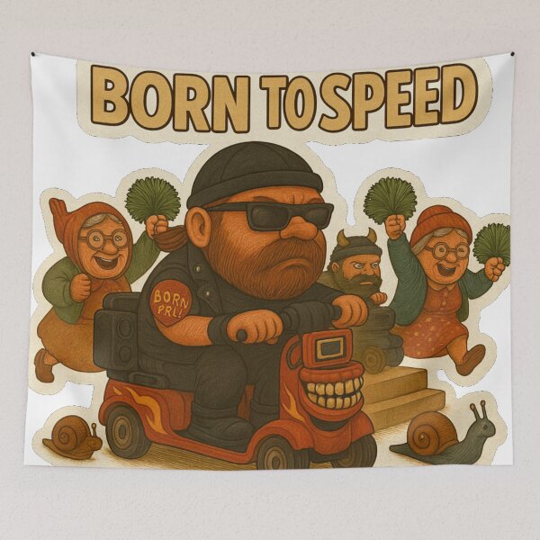 Item preview, Born to Speed designed and sold by Boldolka.