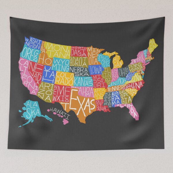 Item preview, United States Map designed and sold by Matthew Taylor Wilson.