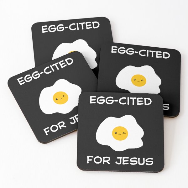 Item preview, Egg-Cited for Jesus – Funny Faith Easter Tee designed and sold by OrtegaGrace.