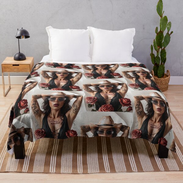 Item preview, Cowboy woman Gothic and Roses Time to Bloom designed and sold by Vintage Designs +.