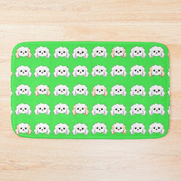 Item preview, Maltese Pattern Green Background designed and sold by OliRoseArt.