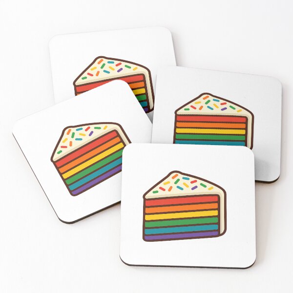 Item preview, Rainbow cake slice with sprinkles isolated on transparent background, AI Generated designed and sold by dvoevnore.