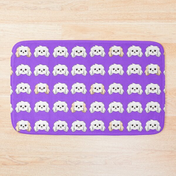 Item preview, Maltese Pattern Purple Background designed and sold by OliRoseArt.