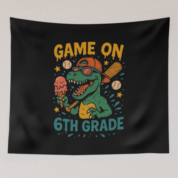 Item preview, Back To School Game On 6th Grade Baseball designed and sold by DemureArtsy.
