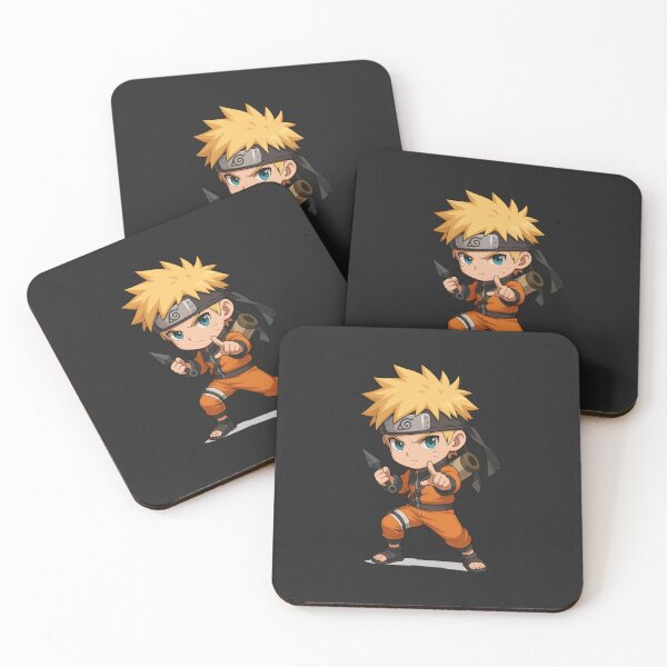 Item preview, Shinobii Kiddo – Chibi Ninja Boy with Spiky Hair and Scroll designed and sold by ColorSplash123.