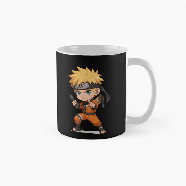 Item preview, Shinobii Kiddo – Chibi Ninja Boy with Spiky Hair and Scroll designed and sold by ColorSplash123.
