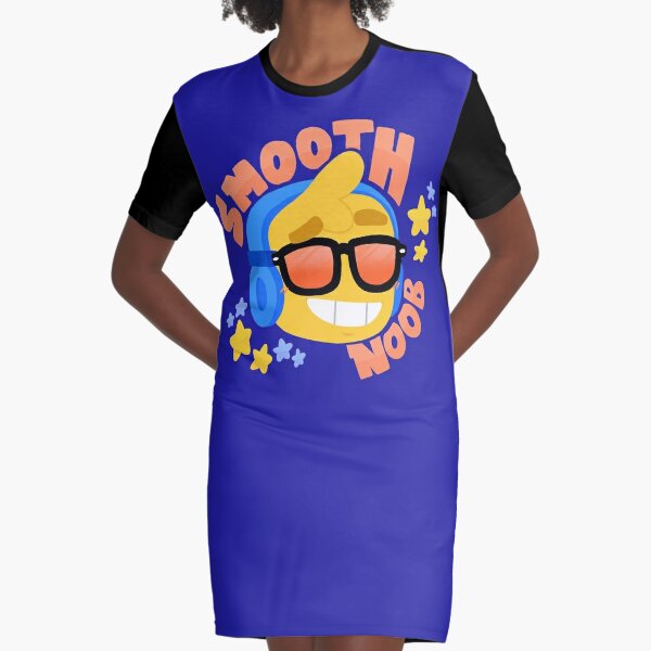 Hand Drawn Smooth Noob Roblox Inspired Character With Headphones Graphic T Shirt Dress By Smoothnoob Redbubble - noobs best friend roblox noob with dog roblox inspired t shirt framed art print