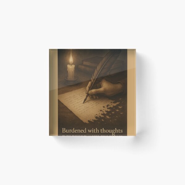 Item preview, Burdened with thoughts no one will ever read designed and sold by 95kinimoD.