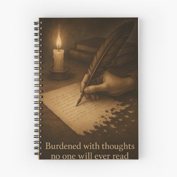 Item preview, Burdened with thoughts no one will ever read designed and sold by 95kinimoD.