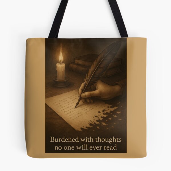 Item preview, Burdened with thoughts no one will ever read designed and sold by 95kinimoD.