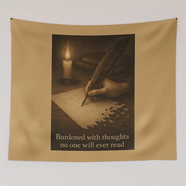 Item preview, Burdened with thoughts no one will ever read designed and sold by 95kinimoD.