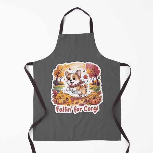 Item preview, Fallin' for Corgi – Cute Autumn Dog Sticker designed and sold by Nuist25.