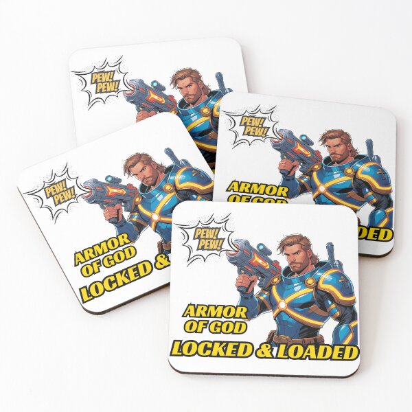 Item preview, Armor of God, Locked & Loaded. Pew! Pew! designed and sold by GiggleGooods.