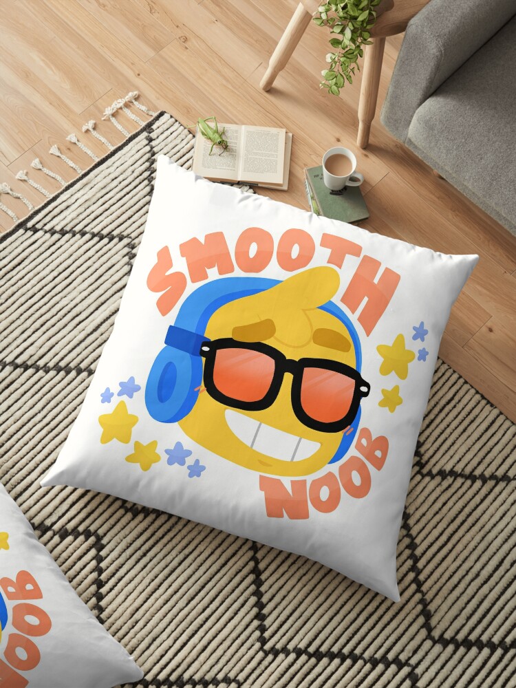 Hand Drawn Smooth Noob Roblox Inspired Character With Headphones Floor Pillow By Smoothnoob Redbubble - hand drawn smooth noob roblox inspired character with headphones hardcover journal