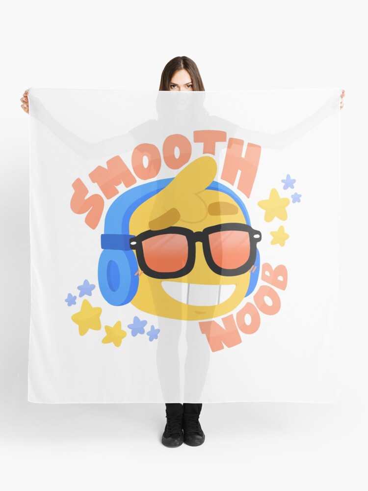 Hand Drawn Smooth Noob Roblox Inspired Character With Headphones Scarf By Smoothnoob Redbubble - noob roblox character