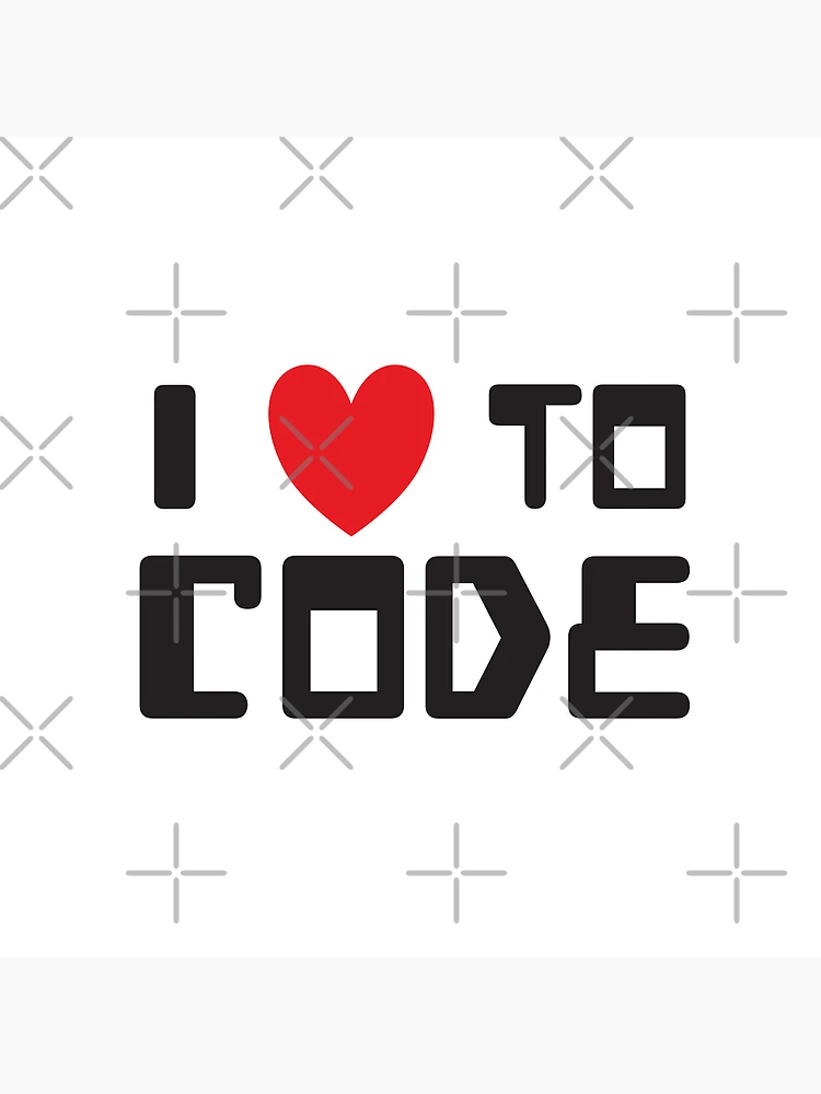 Thumbnail 4 of 4, Clock, I Love to Code designed and sold by softwaretesting.
