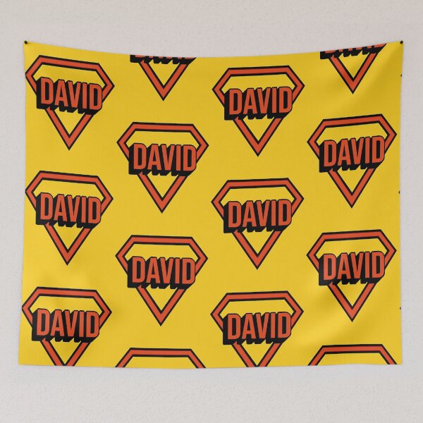 Item preview, DAVID – Bold Minimalist Tribute to David Corenswet designed and sold by ArtsyExplorer.