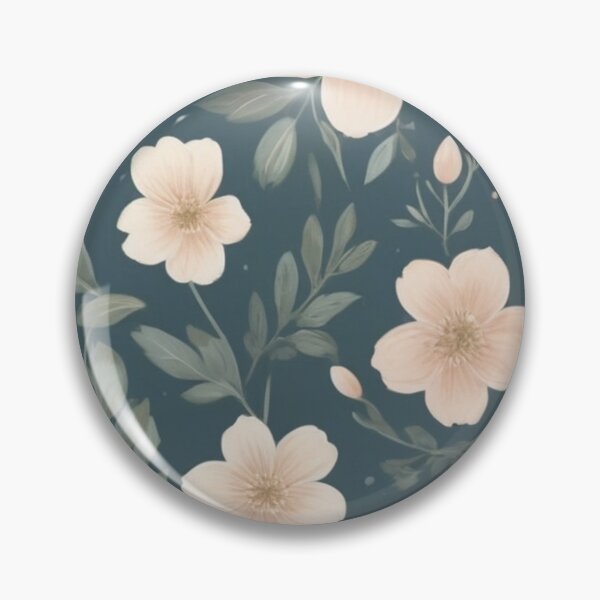 Item preview, Floral Pattern on Deep Green Photographic Print designed and sold by WOJDA-.