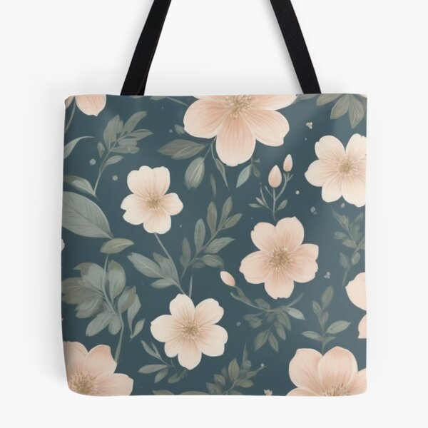 Item preview, Floral Pattern on Deep Green Photographic Print designed and sold by WOJDA-.