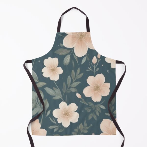 Item preview, Floral Pattern on Deep Green Photographic Print designed and sold by WOJDA-.