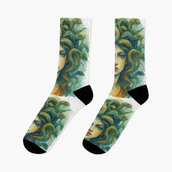 Item preview, Medusa's Gaze: Beauty and Power in Watercolor designed and sold by LaBottDiPonga.