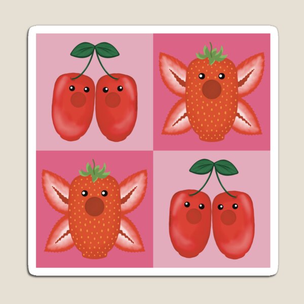 Aperçu de l'œuvre Couette Berry Cherry créée et vendue par TwinkleBellStudio.
