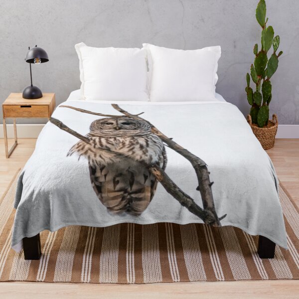 Item preview, Perched Barred Owl - Strix Varia designed and sold by Roxane Bay.