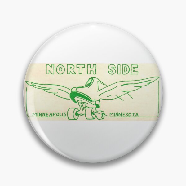 Item preview, North Side Minneapolis Minnesota Roller Skating Rink Sticker Decal Label designed and sold by tislord.