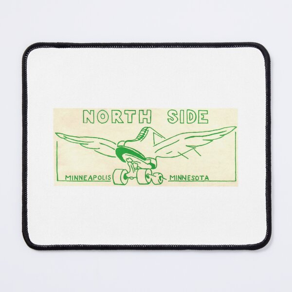 Item preview, North Side Minneapolis Minnesota Roller Skating Rink Sticker Decal Label designed and sold by tislord.