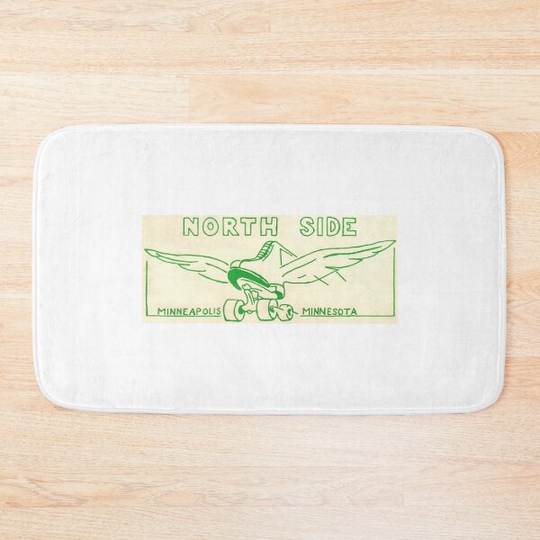 Item preview, North Side Minneapolis Minnesota Roller Skating Rink Sticker Decal Label designed and sold by tislord.