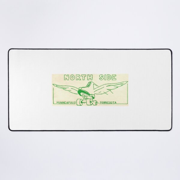 Item preview, North Side Minneapolis Minnesota Roller Skating Rink Sticker Decal Label designed and sold by tislord.