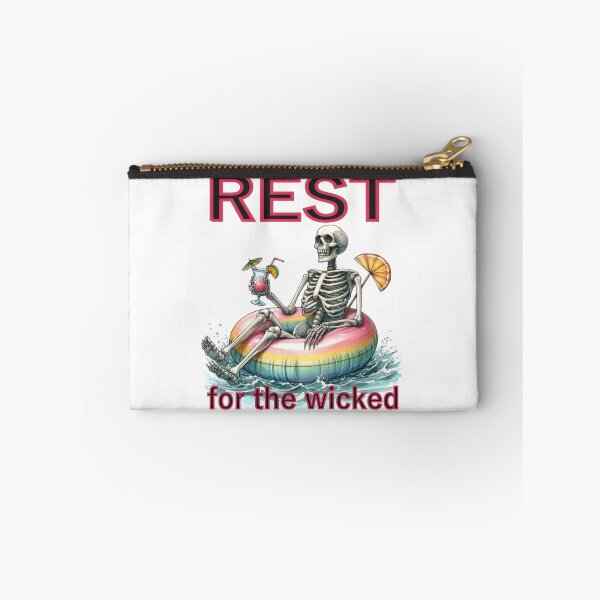 Item preview, Rest for the wicked funny summer skeleton designed and sold by Shop_Bagniak.