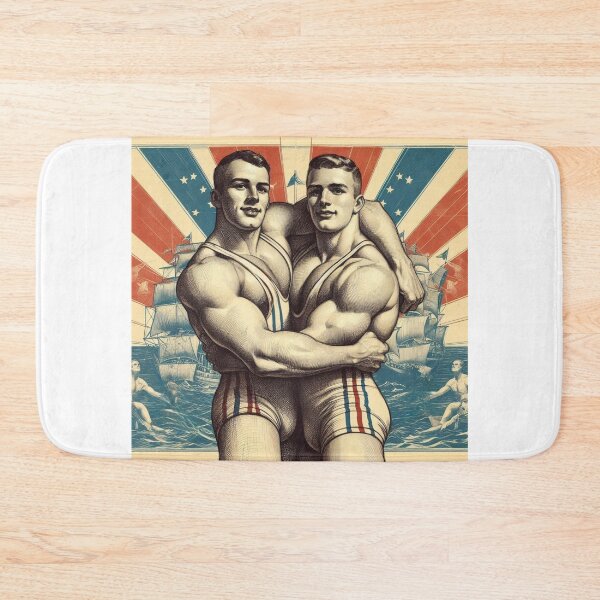 Item preview, 1970s Gay San Francisco Muscle Tom of Finland Tribute Gay Pride Graphic Design designed and sold by ItsAKinkThing.