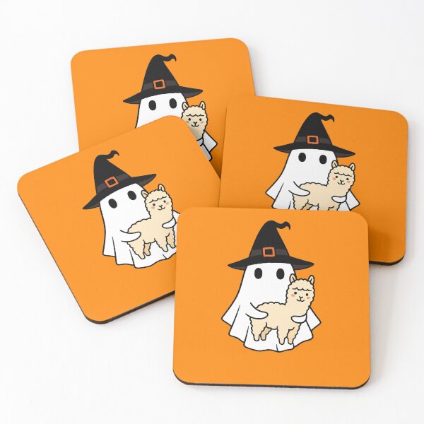 Item preview, Alpaca Llama Halloween Ghost Witch Hat Boys Girls Kids designed and sold by FurryHavenPH.