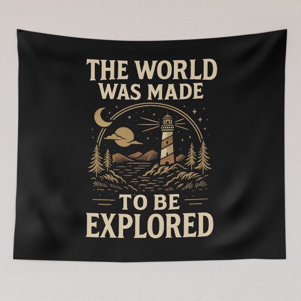 Item preview, the world was made to be explored designed and sold by 95kinimoD.