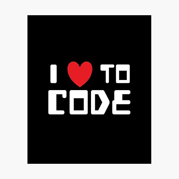Item preview, I Love to Code designed and sold by softwaretesting.