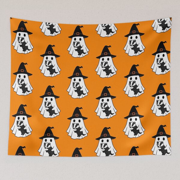 Item preview, Badger Halloween Ghost Witch Hat Animal Lovers Boys Girls Kids designed and sold by FurryHavenPH.