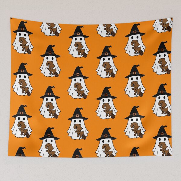 Item preview, Beaver Halloween Ghost Witch Hat Animal Lovers Boys Girls Kids designed and sold by FurryHavenPH.