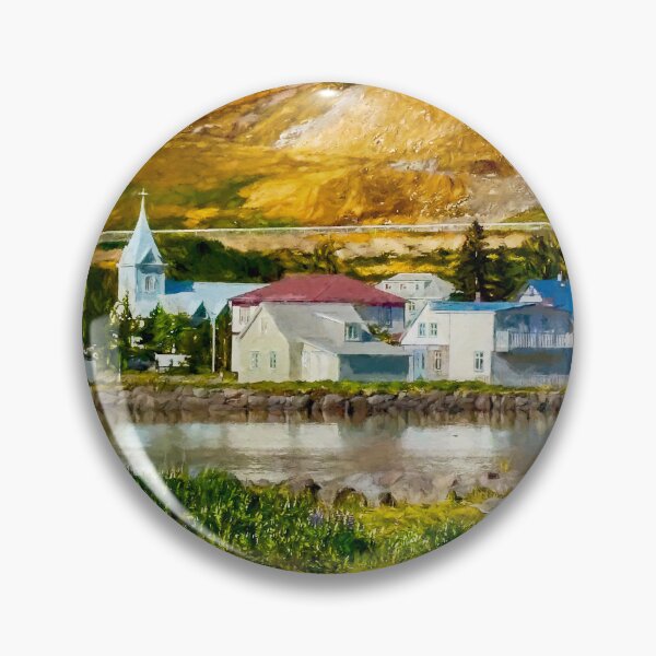 Item preview, Village of Seydisfjordur Iceland designed and sold by Debra Martz.