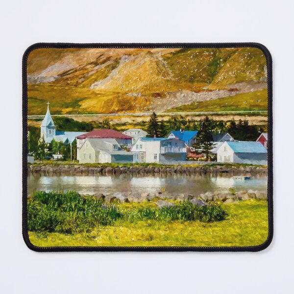 Item preview, Village of Seydisfjordur Iceland designed and sold by Debra Martz.