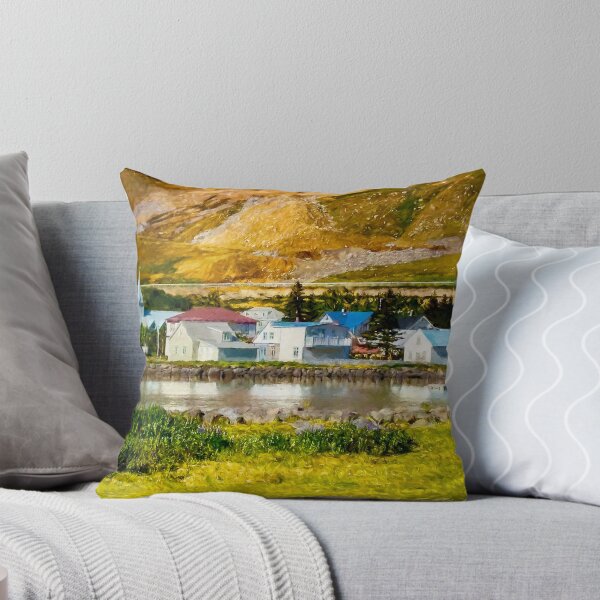 Item preview, Village of Seydisfjordur Iceland designed and sold by Debra Martz.
