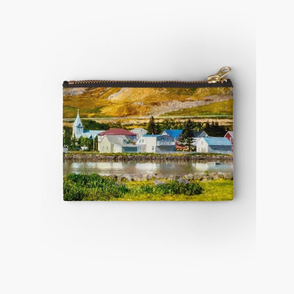 Item preview, Village of Seydisfjordur Iceland designed and sold by Debra Martz.